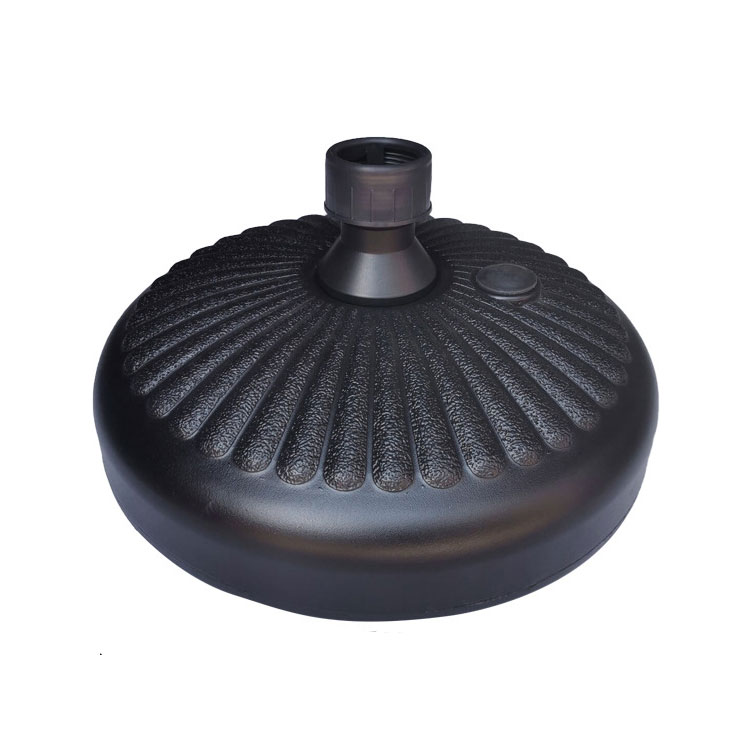 Water and sand injection sun umbrella base